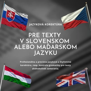 Jazyková korektúra pre maďarský a slovenský jazyk