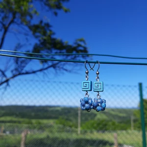 Šité náušnice - ocel - varianty