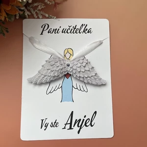 Anjelské krídla pre pani učiteľku 