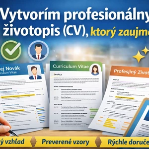 Moderný životopis na mieru – rýchlo a lacno