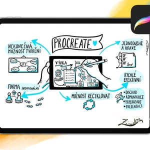 já  vám ukážu, jak začít digitálně kreslit Procreate