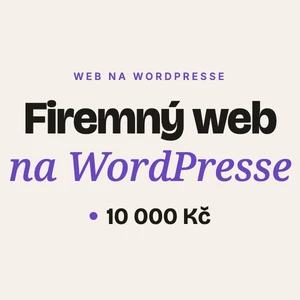 Vytvorím firemný web na WordPresse