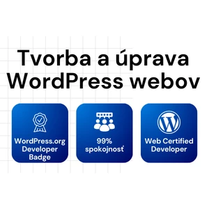 Navrhnem opravím a vytvorím WordPress web stránku pre vaše podnikanie