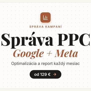 Mesačná správa PPC kampaní Google a Meta pre malé firmy a e-shopy