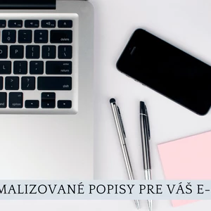 Profesionálne vytvorenie popisov ku produktom v e-shope