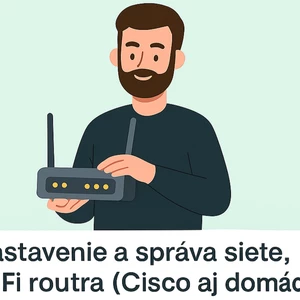 Pomôžem s návrhom malej siete alebo nastavením routera - Cisco aj domáce