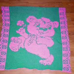 Ja spravím detskú pletenú deku
