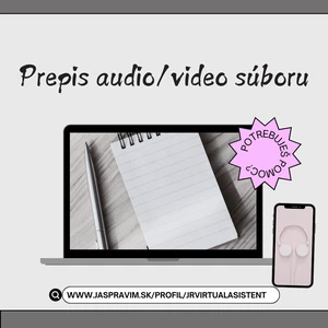 Kvalitný a rýchly prepis audio/video súboru