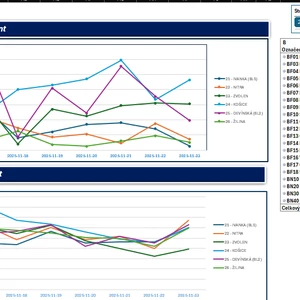 Excel Dashboard na Mieru