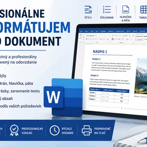 Ja profesionálne naformátujem Word dokument