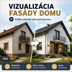 Ukážem ako môže vyzerať váš dom po úprave fasády