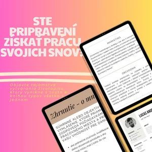 Životopis e-book sprievodca písania životopisu a 20 Šablón CV na úpravu a BONUS 