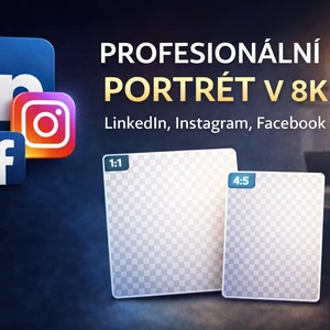 Vytvořím profesionální LinkedIn portrét - 8K hi-res profilová fotka