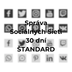 Správa Sociálnych Sietí 30 dní - ŠTANDARD
