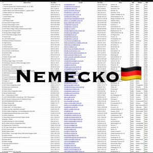 Databáza firiem NEMECKO 100 000+ B2B kontaktov emailov adries