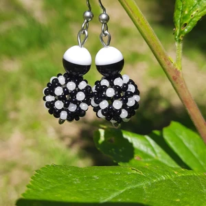 Šité náušnice - ocel - varianty