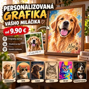  Vytvorím originálnu grafiku vášho domáceho miláčika
