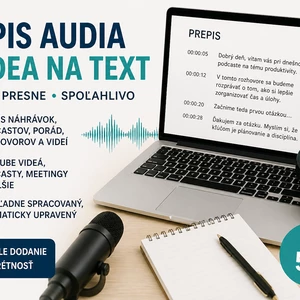 Rychle a spolahlive prepisy z audia a videa na text
