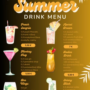 Vytvorenie menu pre podniky 