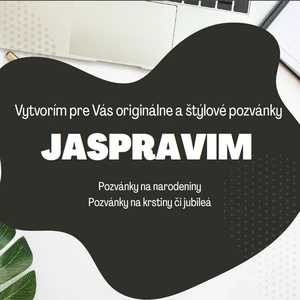 Ja spravím pozvánku na oslavy a krstiny