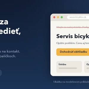Upravím text úvodnej stránky vášho webu vrátane nadpisu a výzvy na kontakt