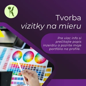 Vytvorím pre vás vizitku na mieru 