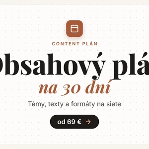 Obsahový plán na sociálne siete na 30 dní – témy texty a formáty