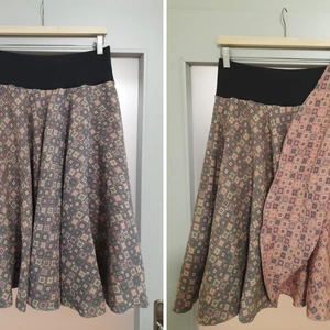 Kolová sukně z mušelínu