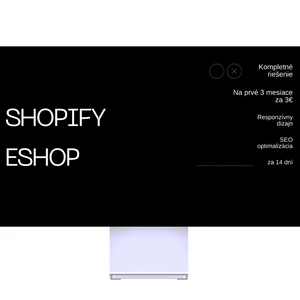 Profesionálny eshop na platforme Shopify