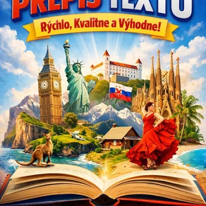 Ja spravim PREPIS TEXTU