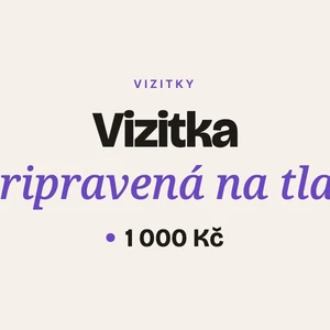 Navrhnem vizitku pre vašu firmu