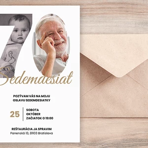 Jedinečná a moderná pozvánka z vašich fotiek