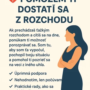 Pomôžem ti dostať sa z rozchodu