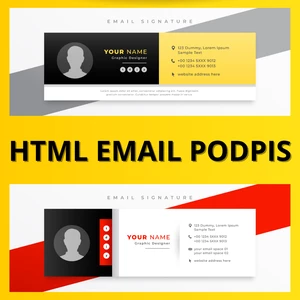 Profesionálny HTML EMAIL PODPIS / VIZITKA