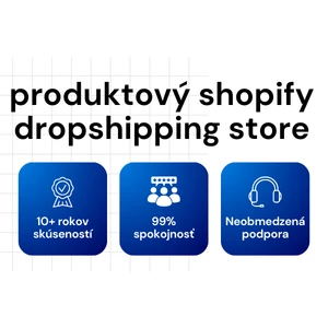 Vytvorím Shopify dropshipping store – jednoproduktový obchod na mieru