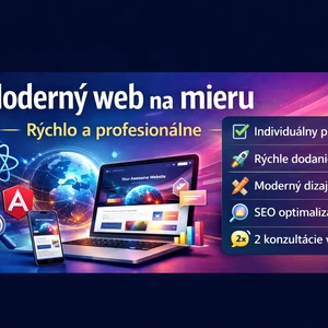 Moderní single-page web na míru – rychlý a responzivní