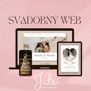 Personalizovaná svadobná webstránka