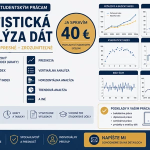 Ja spravím štatistickú analýzu dát v xlxs súbore 