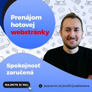 Prenájom webu - hotové riešenie do niekoľkých minút