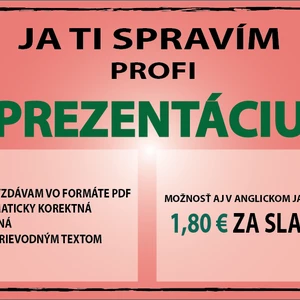 Prezentácia SK, ANG