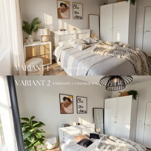 Ja spravím kompletný koncept interiéru - štýl - farby - materiál