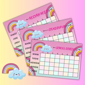Rainbow rozvrh hodin PDF ke stažení