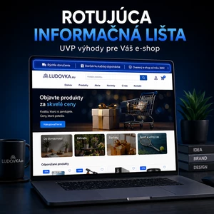 Dynamická rotujúca Informačná UVP lišta s výhodami pre Váš e-shop
