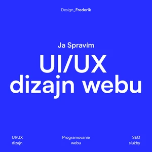 Jaspravím UI/UX dizajn webu