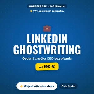 LinkedIn ghostwriting – budem písať posty za CEO a osobnú značku