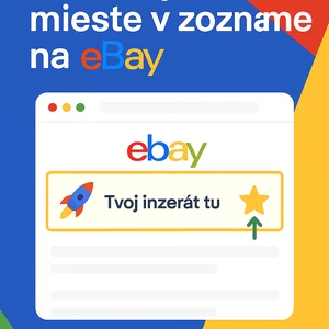 Profesionálny inzerát na eBay ktorý predáva