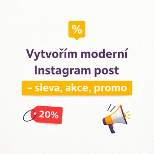 Vytvořím moderní Instagram posty