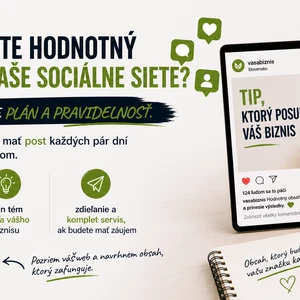 Ja spravím hodnotný obsah na vaše sociálne siete – facebook aj instagram