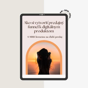 E-book Ako si vytvoriť predajný funnel k digitálnym produktom 