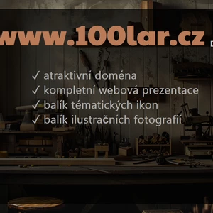 Doména 100lar cz a kompletní web  